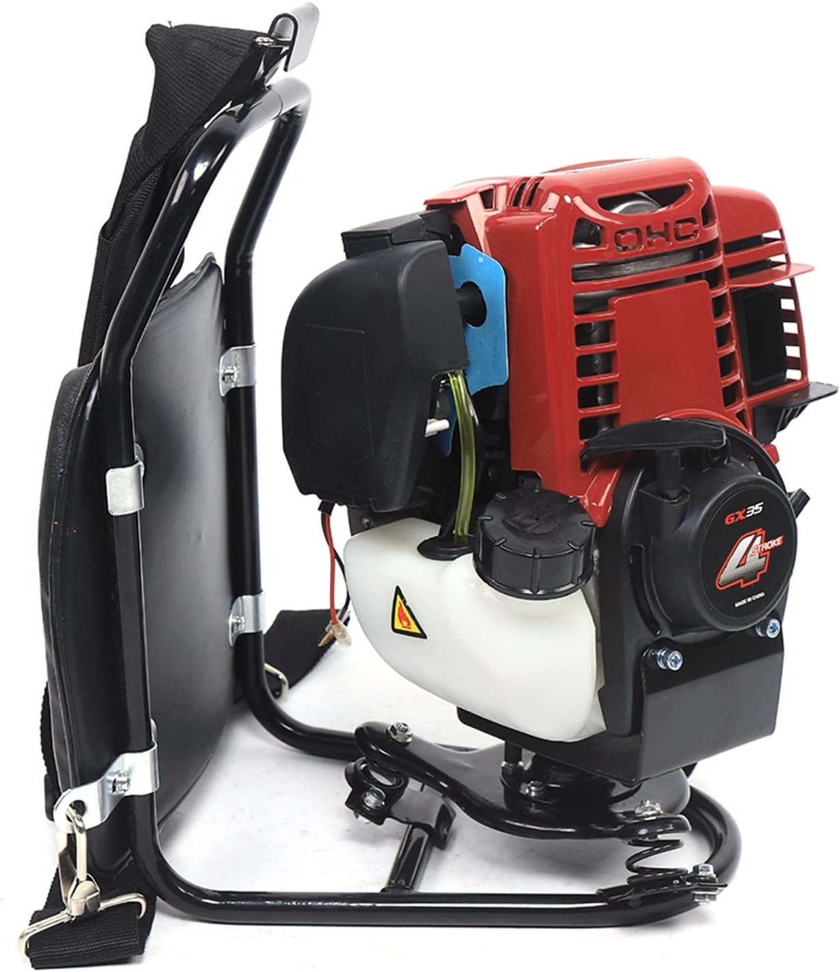 4 Stroke Gasoline Lawn Mower Gx35 Brush Cutter Gasoline Weed Eater 3 in 1 Grass Trimmer，Used for Loosening, Hoeing, Digging, Harvesting