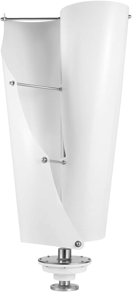 Portable Vertical Wind Turbine Generator Kit, 12V/24V 400W Helix Design, Magnetic Levitation Axis Windmill for Home Power, Renewable Energy Solution