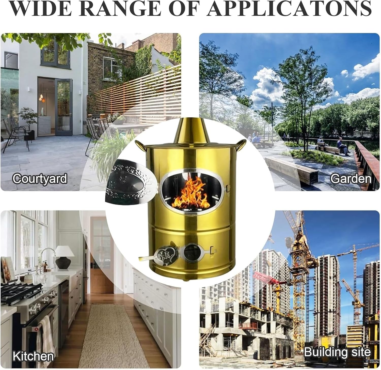 Burn Barrel Fire Pit Cage Trash Burning Containers Stainless Steel Garden Incinerator Outdoor Bin Barrel for Paper Leaf Trash Wood Backyard Bonfire Cage Courtyard Indoor Outdo