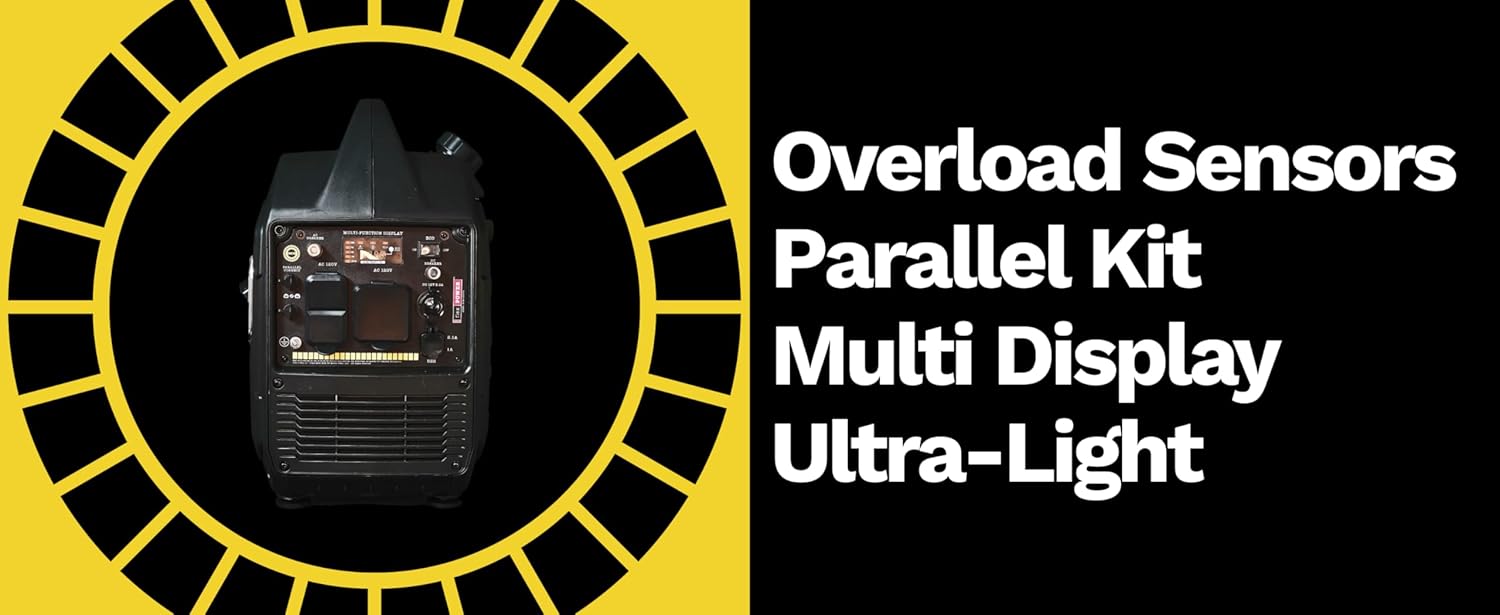 Flex Power® 3300i Silent Inverter Generator. 3300 watt | RVMP Flex Power 3300i | Hand Recoil | Silent Inverter | Portable Generator for RVs | Reliable and Clean Power