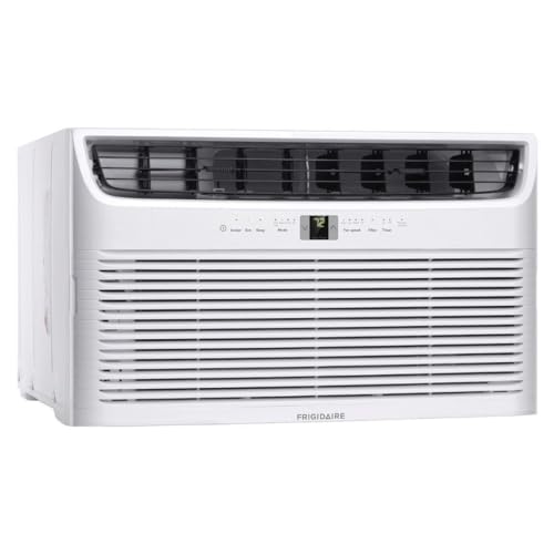 Frigidaire 10,000 BTU 230-Volt Through-The-Wall Air Conditioner Cools 450 Sq. Ft. with Remote Conrol in White FHTC103WA2