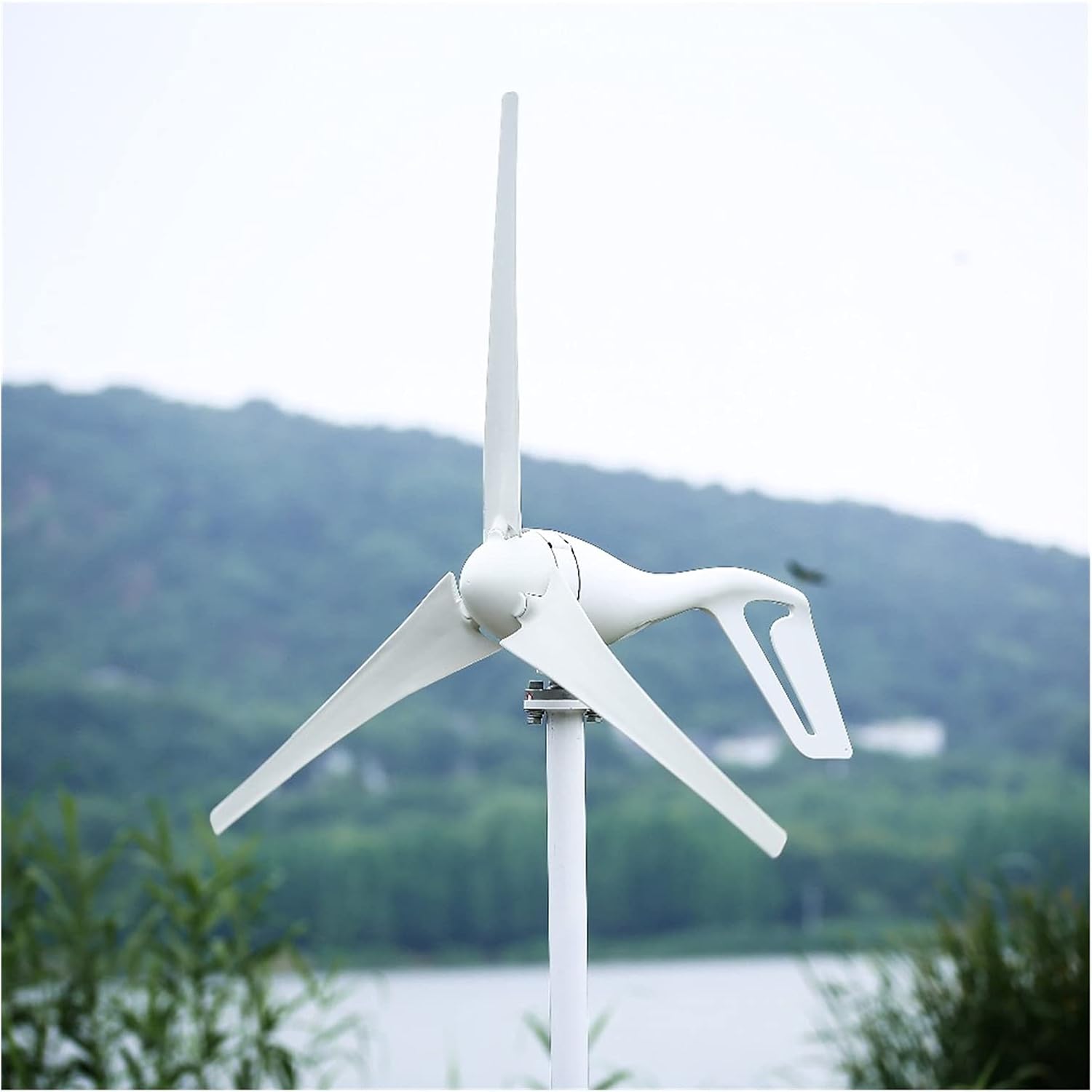 Wind Turbine Horizontal Low RPM 400W Wind Turbine Generator Used For Land And Marine (Color : Free Controller, Size : 3 BLADES_12_400W), 4001160260125