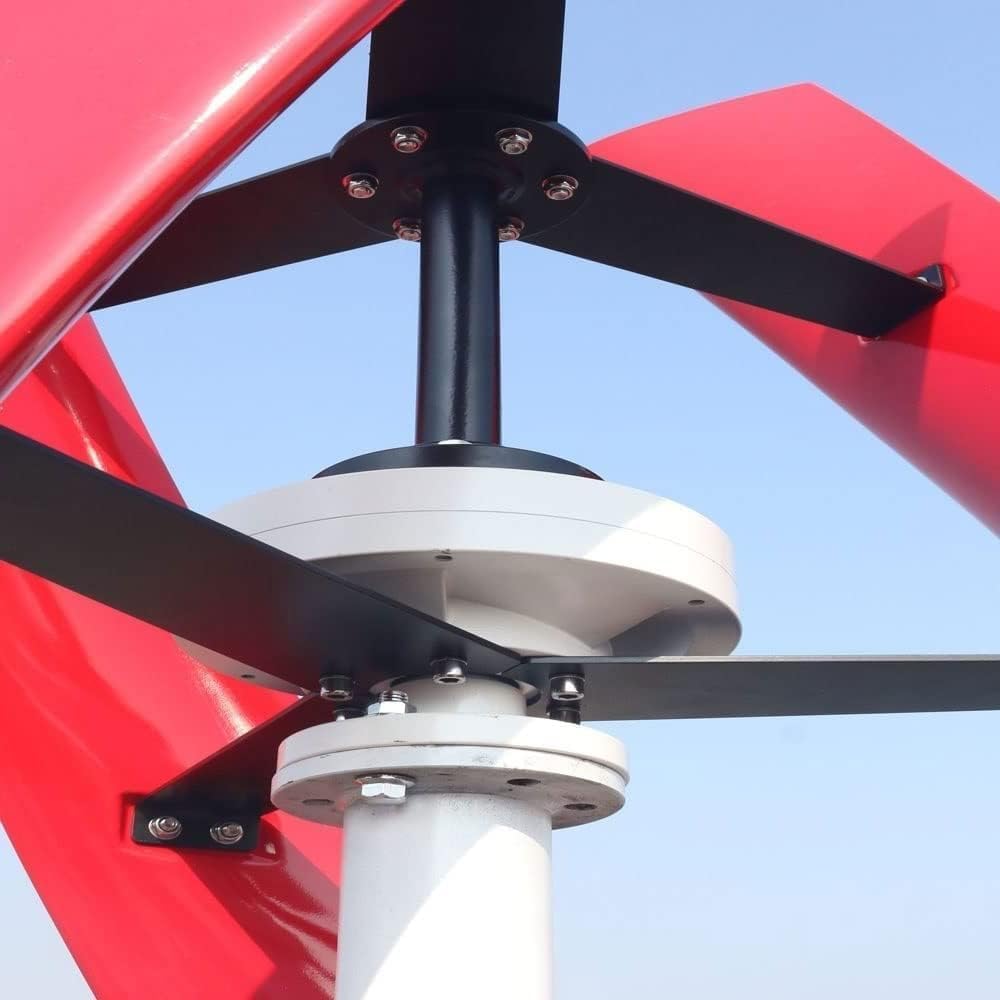 CHRISK 9000W Wind Turbine Permanent Maglev Wind Turbine Generator Windmill with MPPT Controller Three-Phase Permanent Magnetic Levitation Motor