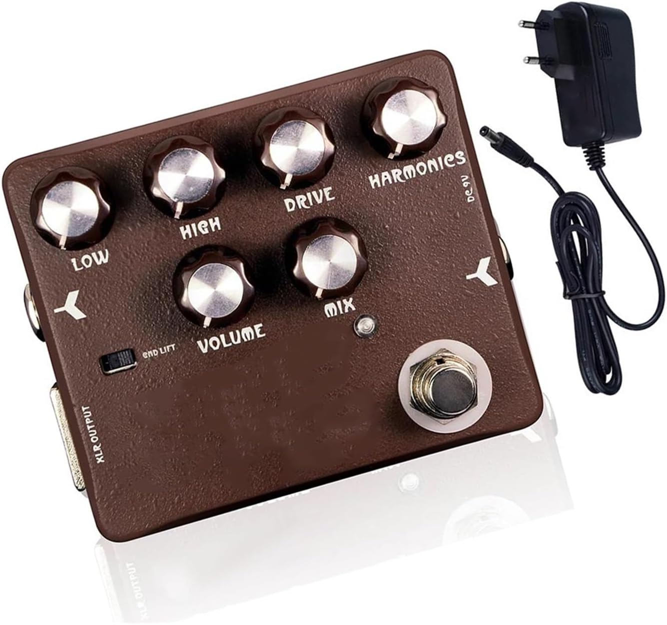 Professional Guitar Effects Pedals Bass Guitar Effects Pedal Classic Tube Amplifier True Bypass(D53addadapter)