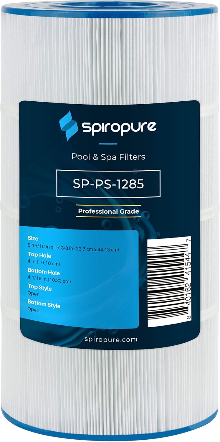 SpiroPure Replacement for Waterway Plastics 817-0100N Hayward CCX1000RE Pleatco PXST100 Unicel C-8311 Filbur FC-1285 XStream CCX1000 CC100 Hot Tub Spa Pool Filter Replacement Cartridge
