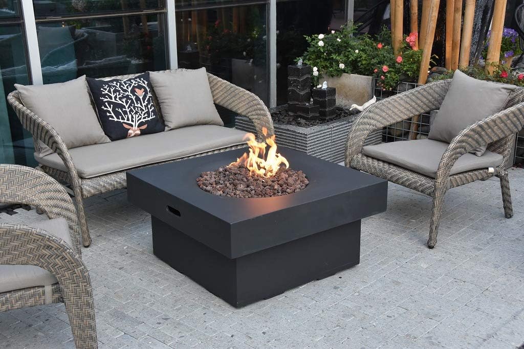 Modeno Fire Pit Fire Table Outdoor Furniture Branford Fire Table Brand-Natural Gas