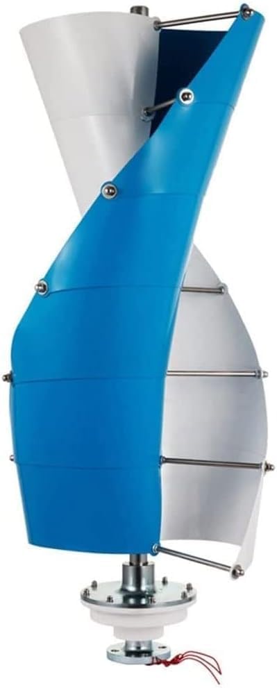 CHRISK 8000W Wind Vertical Turbine Generator Alternative Free Energy Windmill Wind Solar Hybrid Controller Automatically Vertical Spiral Axis