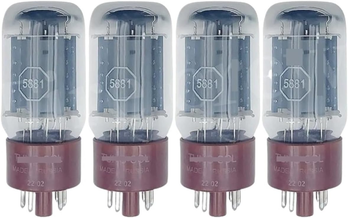 5881 Tube Replaces EL34 5881A 6L6 350C 6L6GC 6P3P HIFl Audio Amplifier(4pcs Matched Quad)