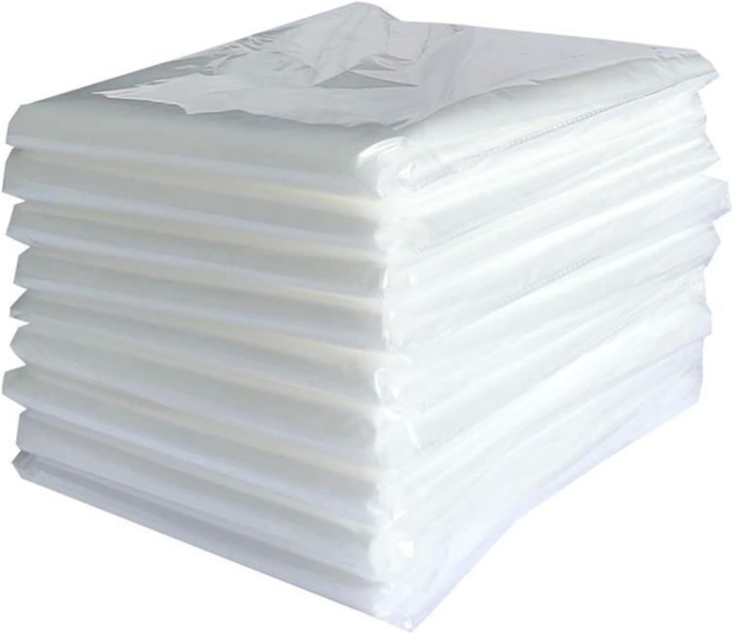 Clear PE Greenhouse Film Waterproof Cover for Garden Plants Pond Protection Anti-Aging Weather-Resistant (1000x1000 cm / 32.81x32.81 ft)