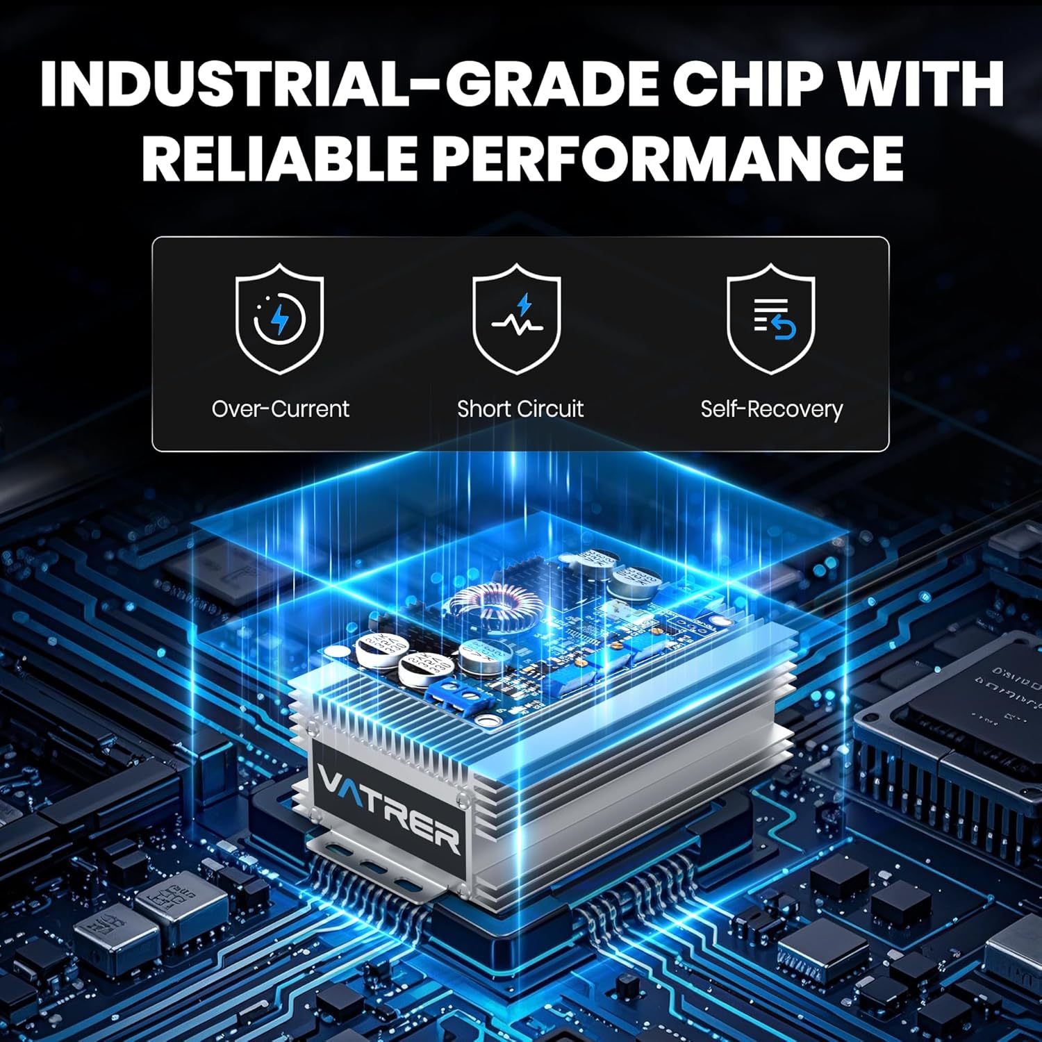 DC to DC Converter 36V 30V-45V to 12V Buck Converter, 25A/335W Voltage Reducer Step Down Converter Transformer for Electric Golf Carts RVs Forklifts Car