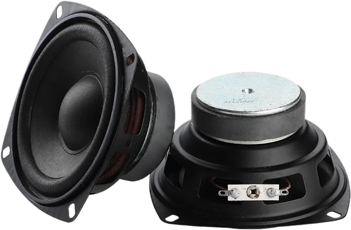 2Pcs 4 Inch 105 MM Speakers 4 Ohm 20W Full Range Loudspeaker DIY Home Theater Tweeter Midrange Woofer Sound Amplifier