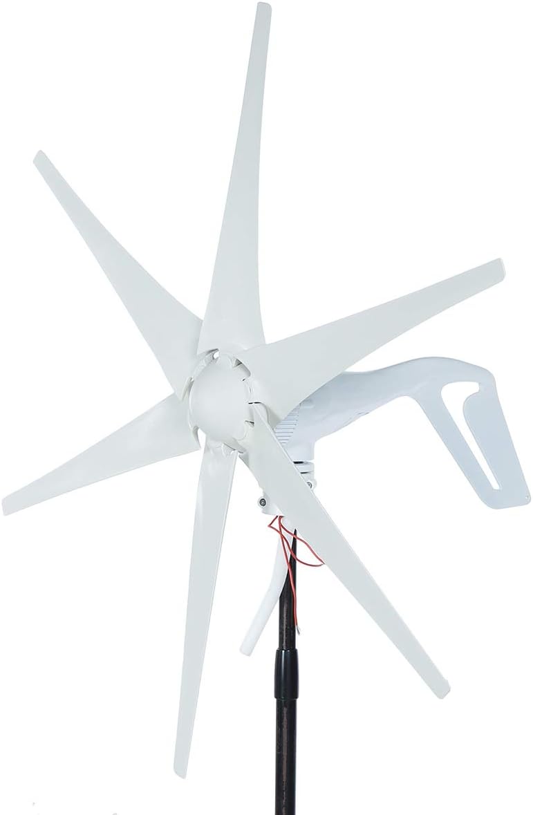 9000W 6 Blade Wind Turbine Generator S2 Hoop Type with Controller Windmill Energy Turbines for Home Street Lamp Boat