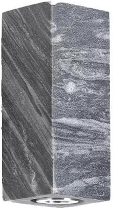 Wabi-sabi Wind Gray Wall Lamp Bedroom Minimalist Backdrop Lights Designer Staircase Aisle Sconces B& Vintage Bedside Mounted Lighting Fixture(Natural,Medium)