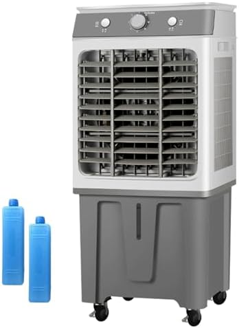 Evaporative Air Cooler, 3-in-1 Swamp Cooler, Portable Air Conditioners with Knob, 3-Speed, 11 Gal Water Tank for Home/Office/Garage/Patio