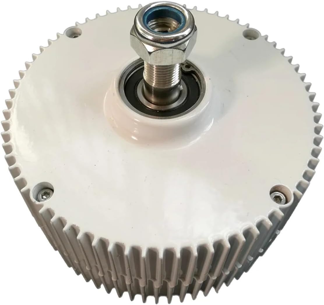 Windmill Generator, 300W 12/24V Low Wind Speed Starting Low RPM Permanent Magnet Alternator Wind Turbine nerator Parts DIY Water nerator Parts (Color : Single Shaft, Size : 24V)