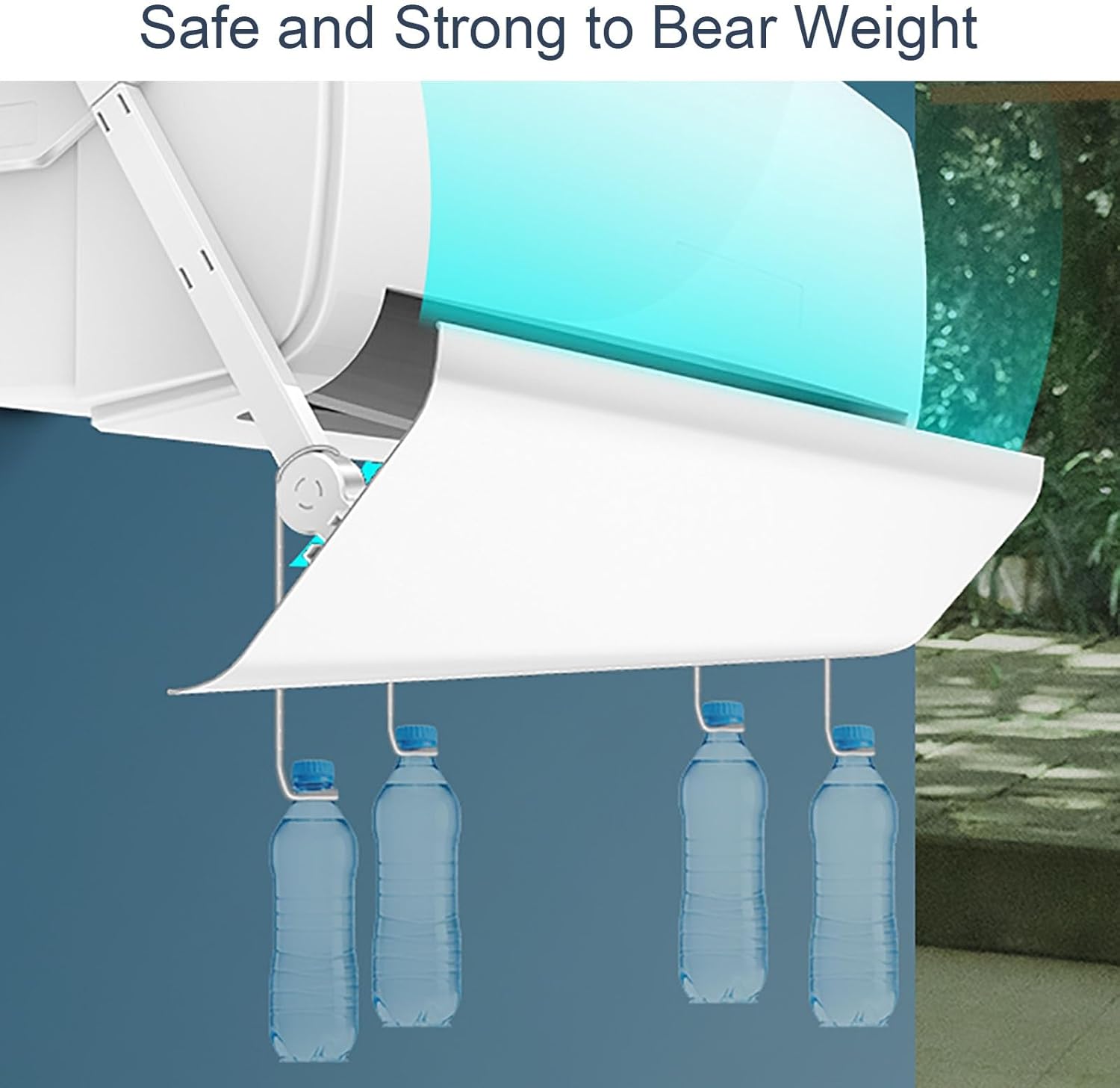 Window AC Deflector, Air Conditioner Deflectors of Adjustable wind Direction, Wall Mounted Universal for Conditioner Windshield