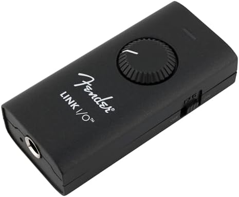 Fender Link I/O Portable USB-C Audio Interface, Fits in Your Pocket, Provides Pristine, Bi-directional Audio over USB connection