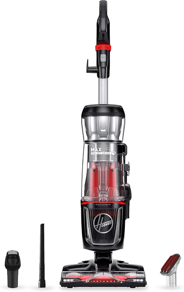 Hoover MAXLife Pro Pet Swivel Vacuum Cleaner, Bagless Upright Vac, HEPA Media Filtration, MAXLife System, WindTunnel Technology, Corded Vacuum Cleaners for Home Use