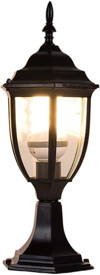 for Bedroom European Outdoor Waterproof Post Lamp Villa Garden Lamp Door Wall Lamp Aluminum E27 Stigma Floor Lamp Porch Patio Pillar Lamp Street Lantern Table Light