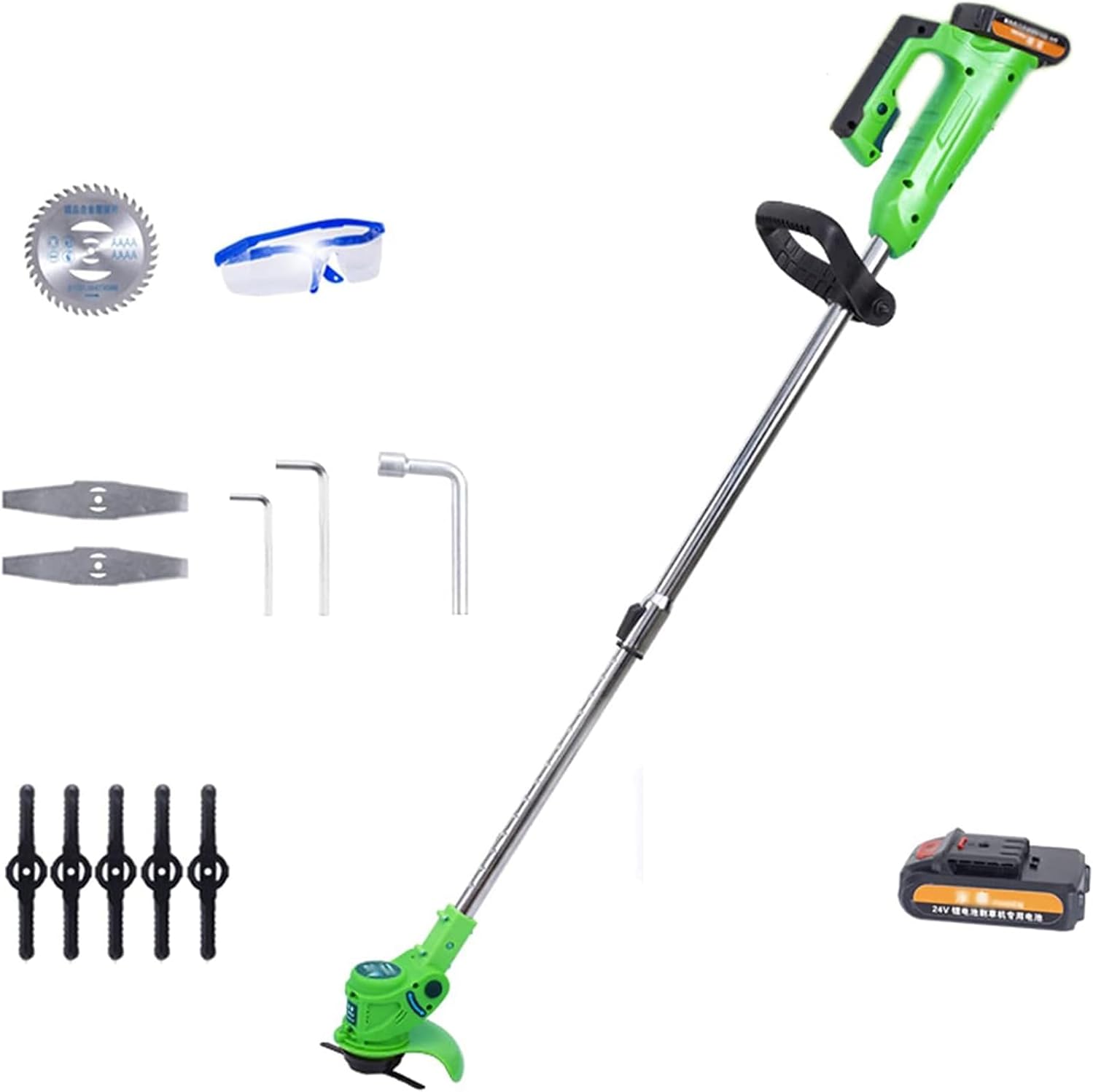21V Rechargeable Lawn Mower - Portable, Lightweight, and Perfect for Garden Weeding