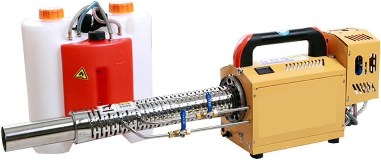 15L Professional Fogging Machine, Thermal Fogger Machine, Nebulizer for Farmland Garden, 360 ° Spray in All Directions 700㎡ in 7-8 Minutes for Weeds Plants,120-180K