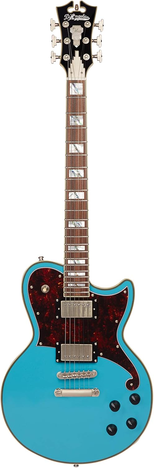 D'Angelico 6 String Solid-Body Electric Guitar, Right (DADATLTAZCS)