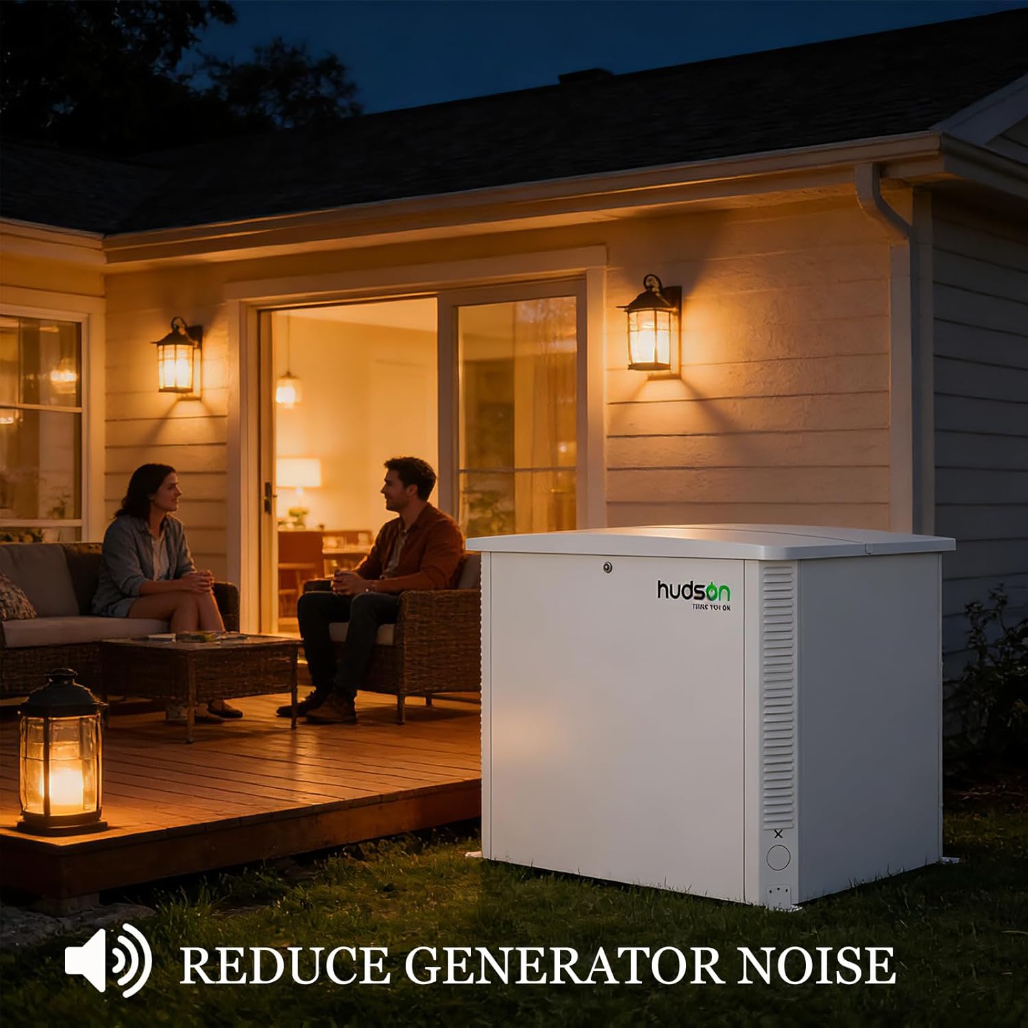 Hudson Generator Box, SD Aluminum Generator Enclosure with Ventilation, Heat Dissipation & Reduce Noise, Accommodates The Maximum Size of 39.4