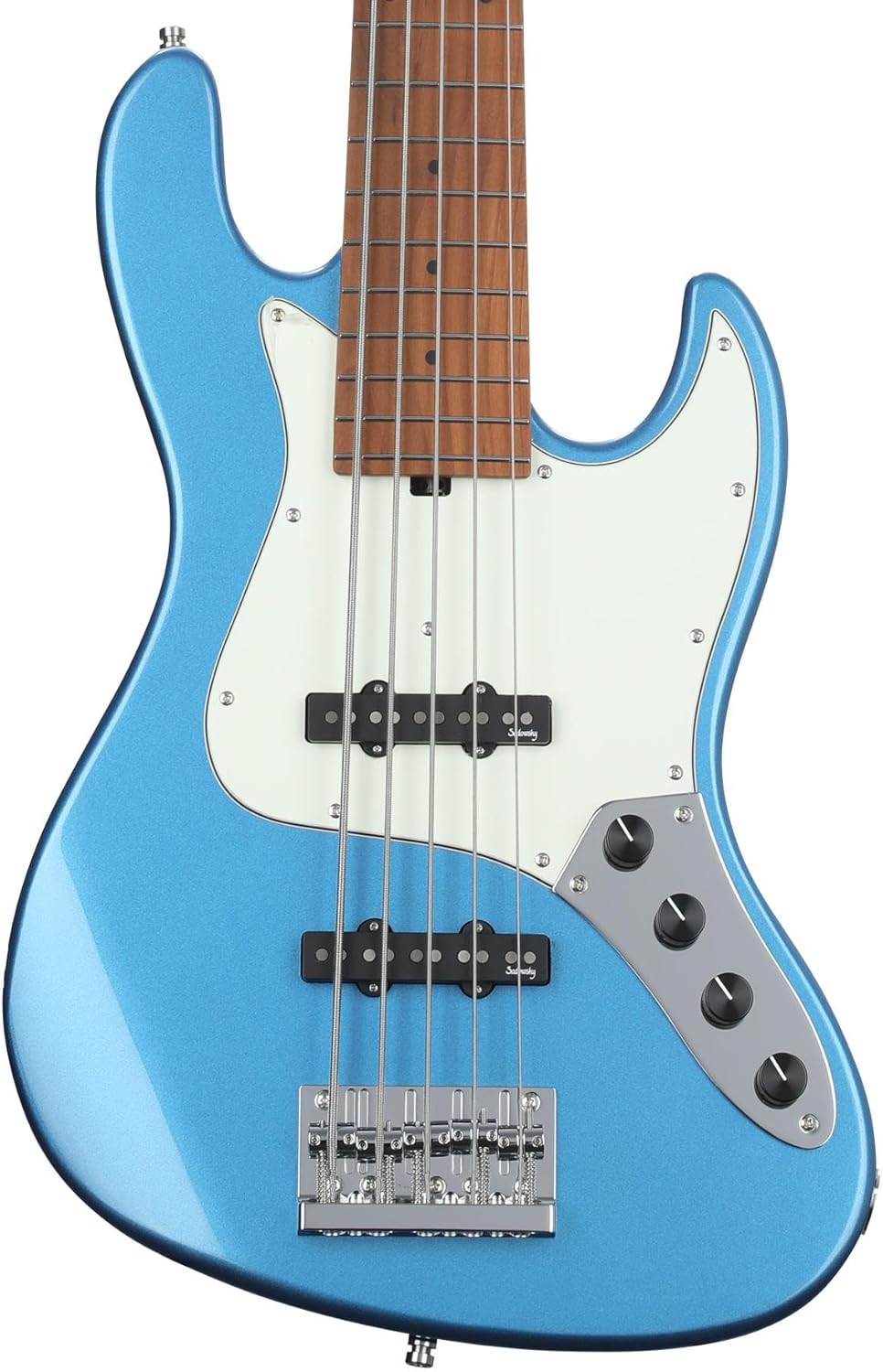 Sadowsky MetroExpress 21-fret Vintage JJ Bass, 5-string - Blue Metallic