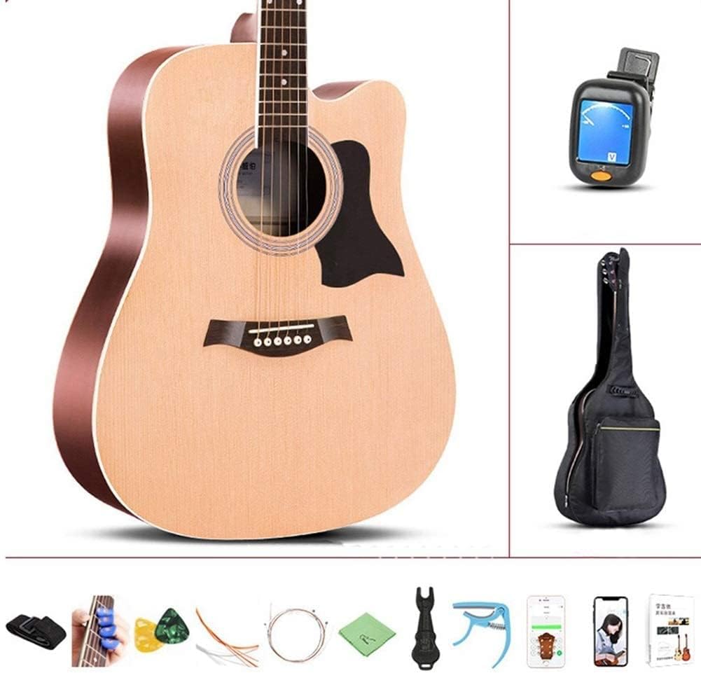 Full Size Guitar Classical Guitar Beginner Acoustic Guitar Beginner Student Guitar Spruce Matte Beautiful Voice Beginner Acoustic Guitar Starter Package Student G