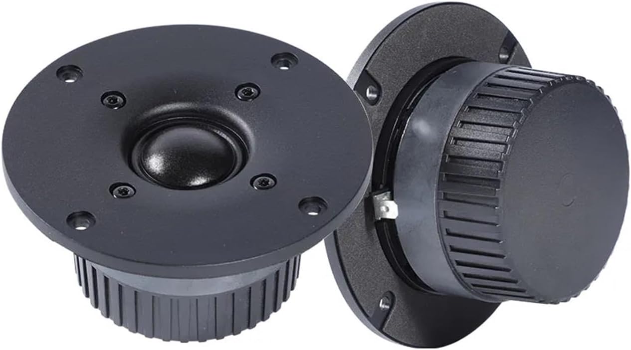 2pcs 4 Inch Dome Silk Film Tweeter 6ohm 20W DIY Bookshelf Speaker Anti-Magnetic Home Sound Music Theater