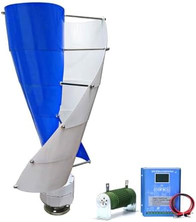 Kang 12000W Vertical Maglev Wind Turbine Generator Kit, 48V/24V/12V with Efficient MPPT Controller, Noiseless Renewable Energy Solution for Home & Off-Grid Power