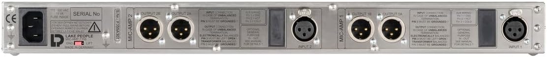 Lake People F355 2-Channel Microphone Preamplifier
