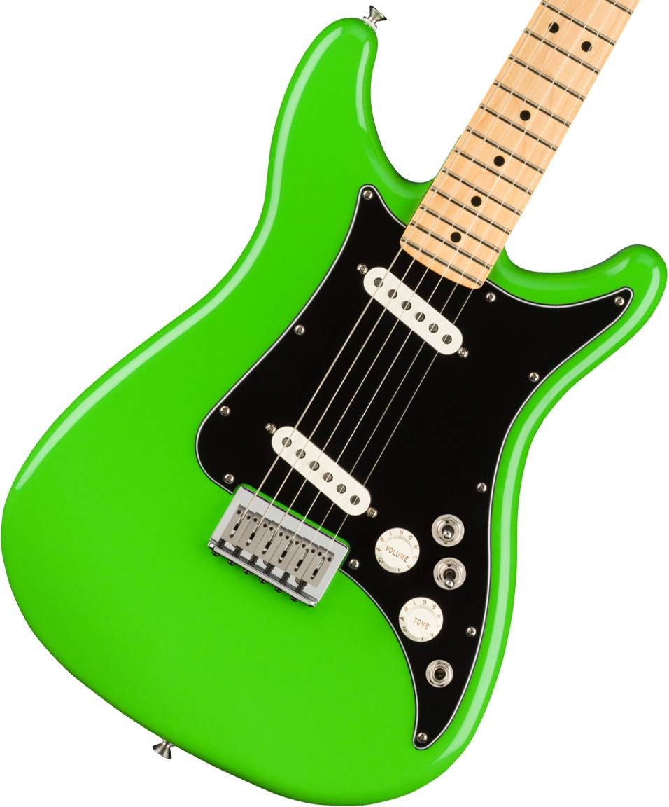 Fender Player Lead II Electric Guitar, with 2-Year Warranty, Neon Green, Maple Fingerboard