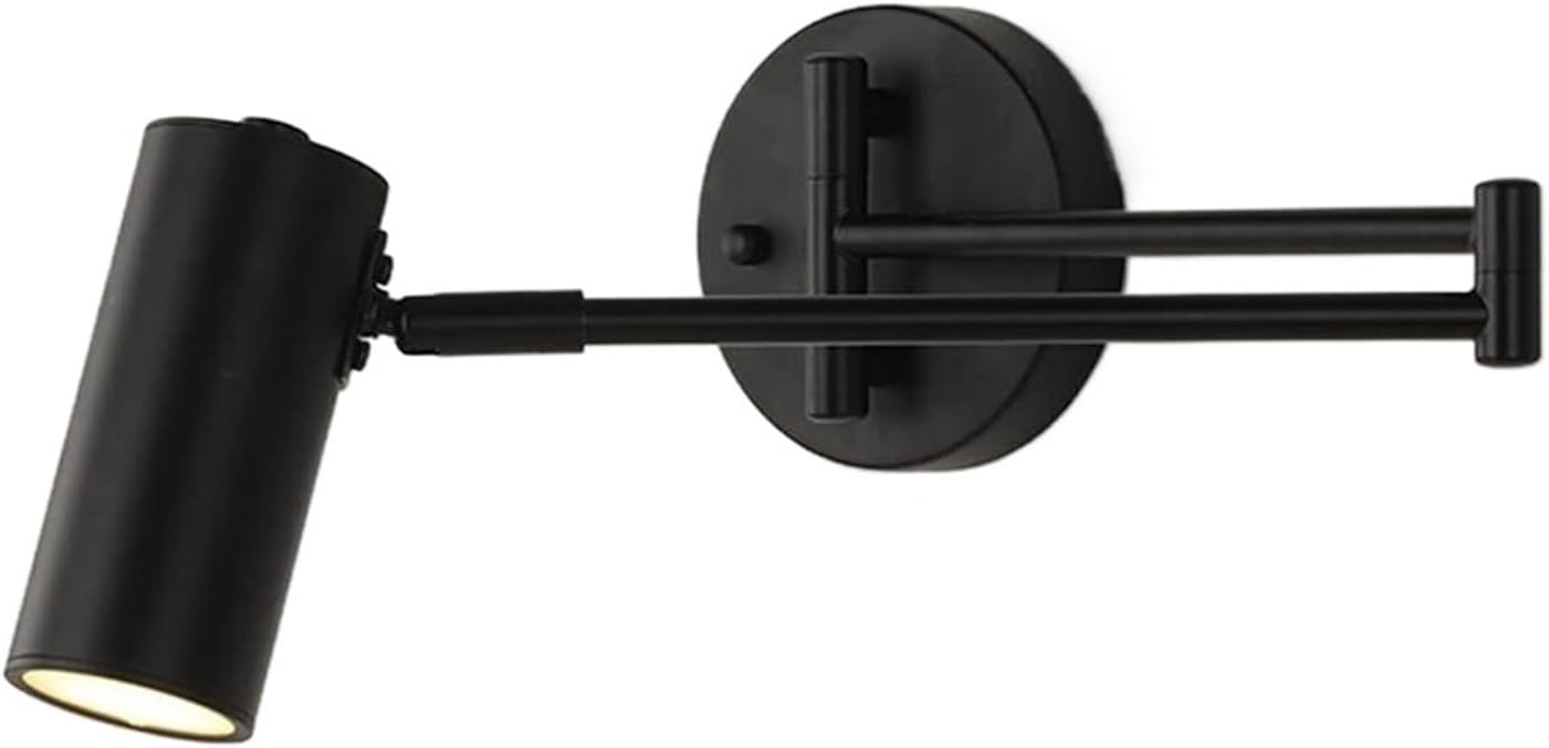 Wall Lighting Fixtures Modern Adjustable Sconce Swing Arm Spotlight Mounted Light Foldable Lamp Headboard Reading for Bedroom Study