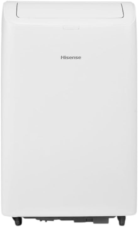 Hisense 8,000 BTU 350 Sq Ft Dual Hose Portable Air Conditioner with Inverter & Wi-Fi, 3-in-1 Cool, Dehumidify, and Fan Functions, 42 dB(A), Remote Control, Window Kit - HAP0825TWD (Renewed)