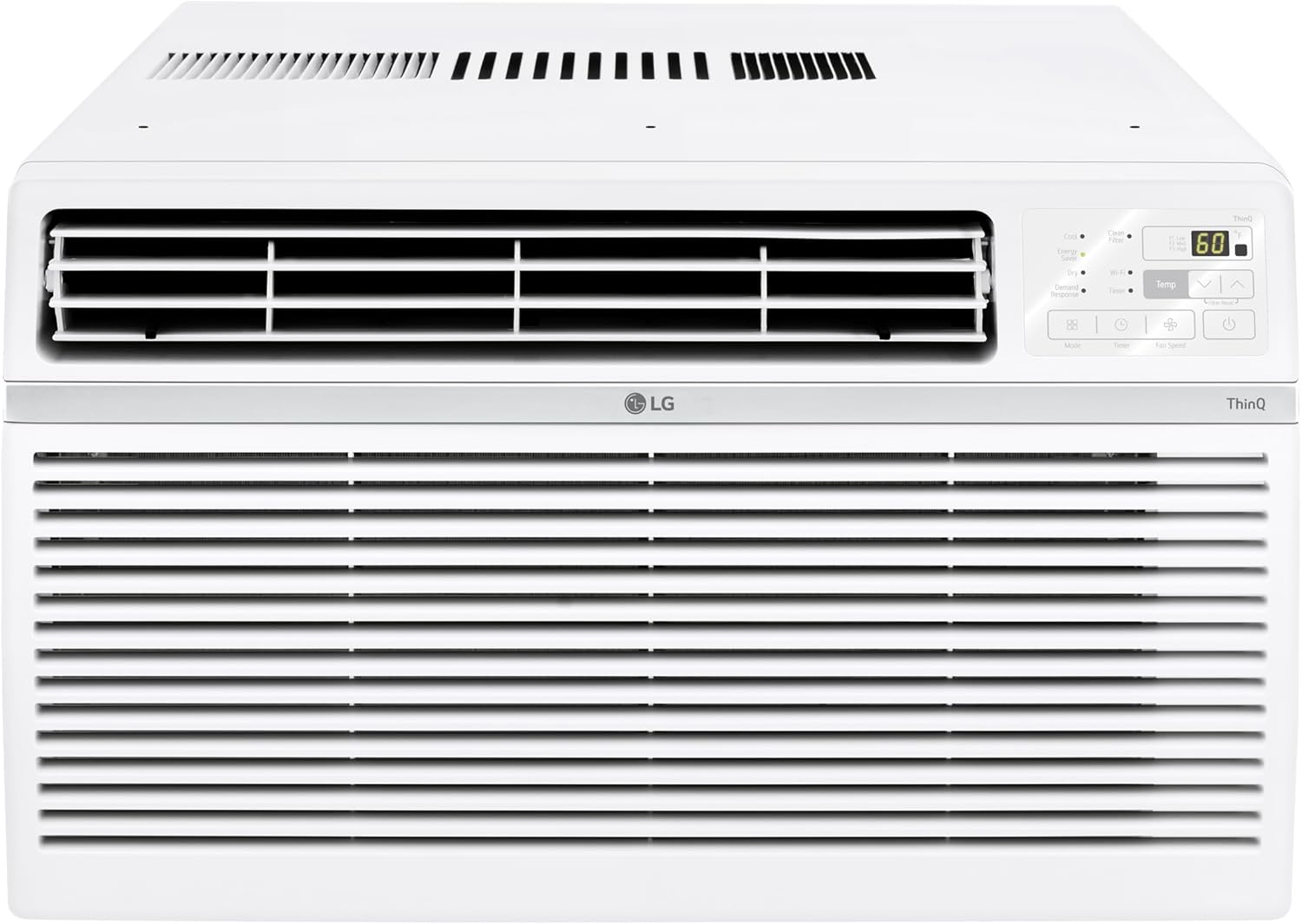 LG 12000 BTU Window Air Conditioner [2024 New]Remote Control WiFi Enabled Works w/LG ThinQ, Alexa, Hey Google,Ultra-Quiet, Washable Filter, Cools Large Rooms up to 550Sq.Ft AC Unit White LW1224RSMX
