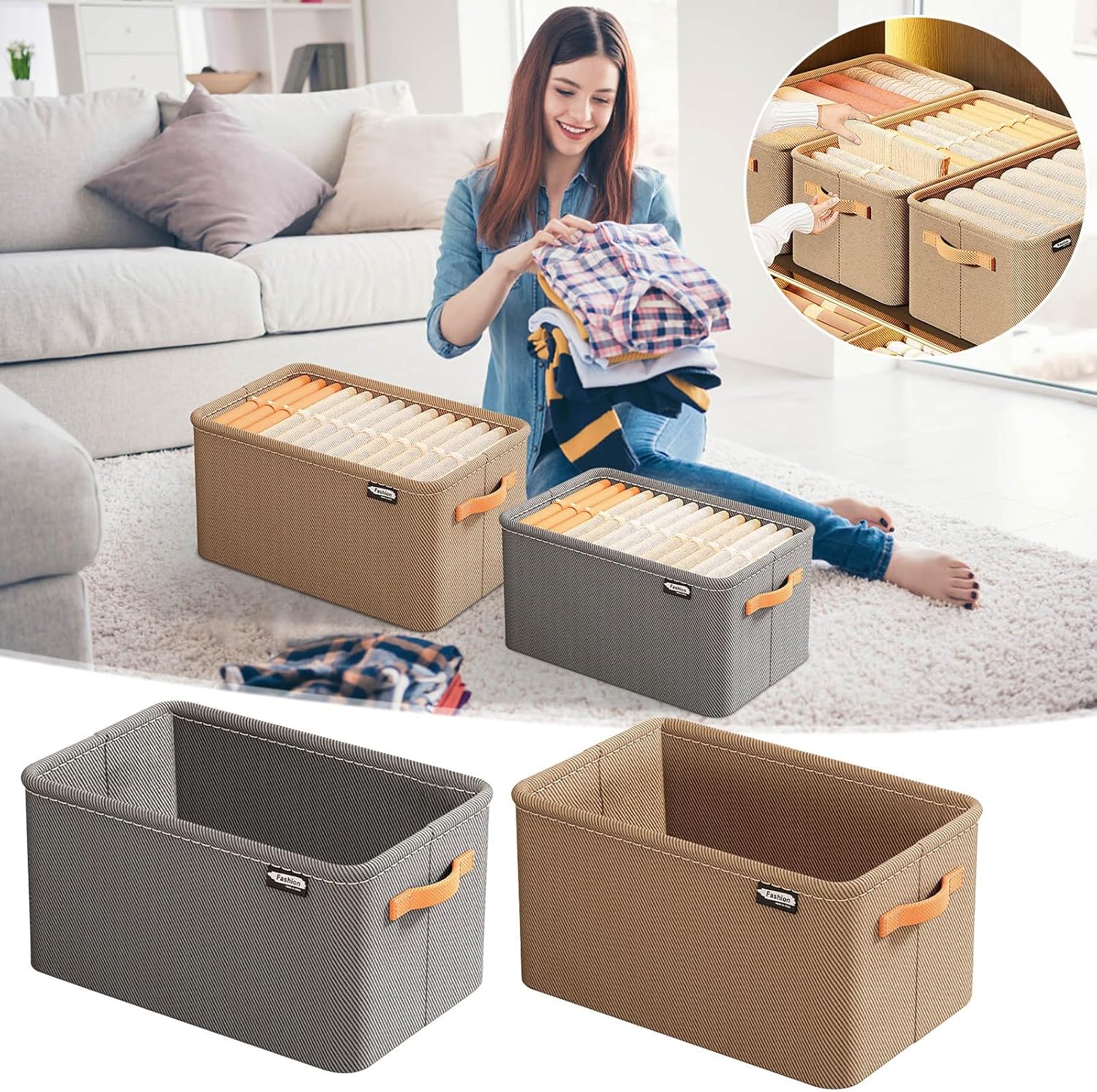 Clothes Storage Basket Thickened Steel Frame Storage Box Miscellaneous Clothes Pants Storage Artifact