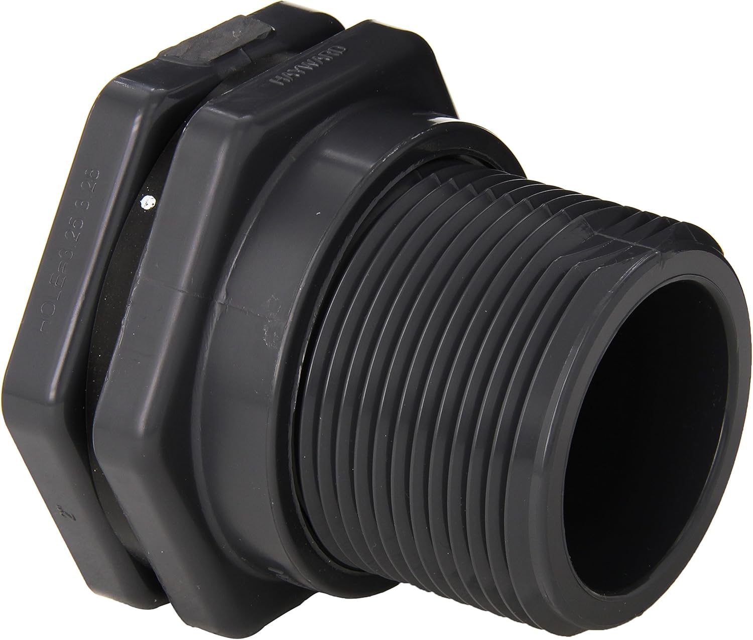 HAYWARD POOL PRODUCTS BFA1020SFS PVC Bulkhead Fitting for Pools, 2-Inch