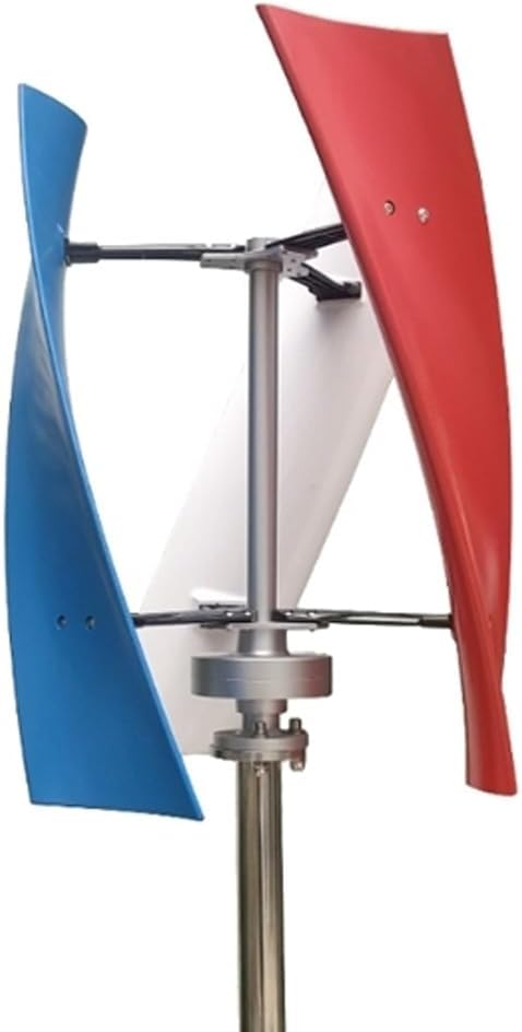 ATO Wind Turbine Generator, Vertical Axis Wind Turbines –with 3 Blades Wind Vertical Turbine Generator– Quiet Rooftop or Pole Installation for Residential, Outdoor & Industrial Power (100W-12V)