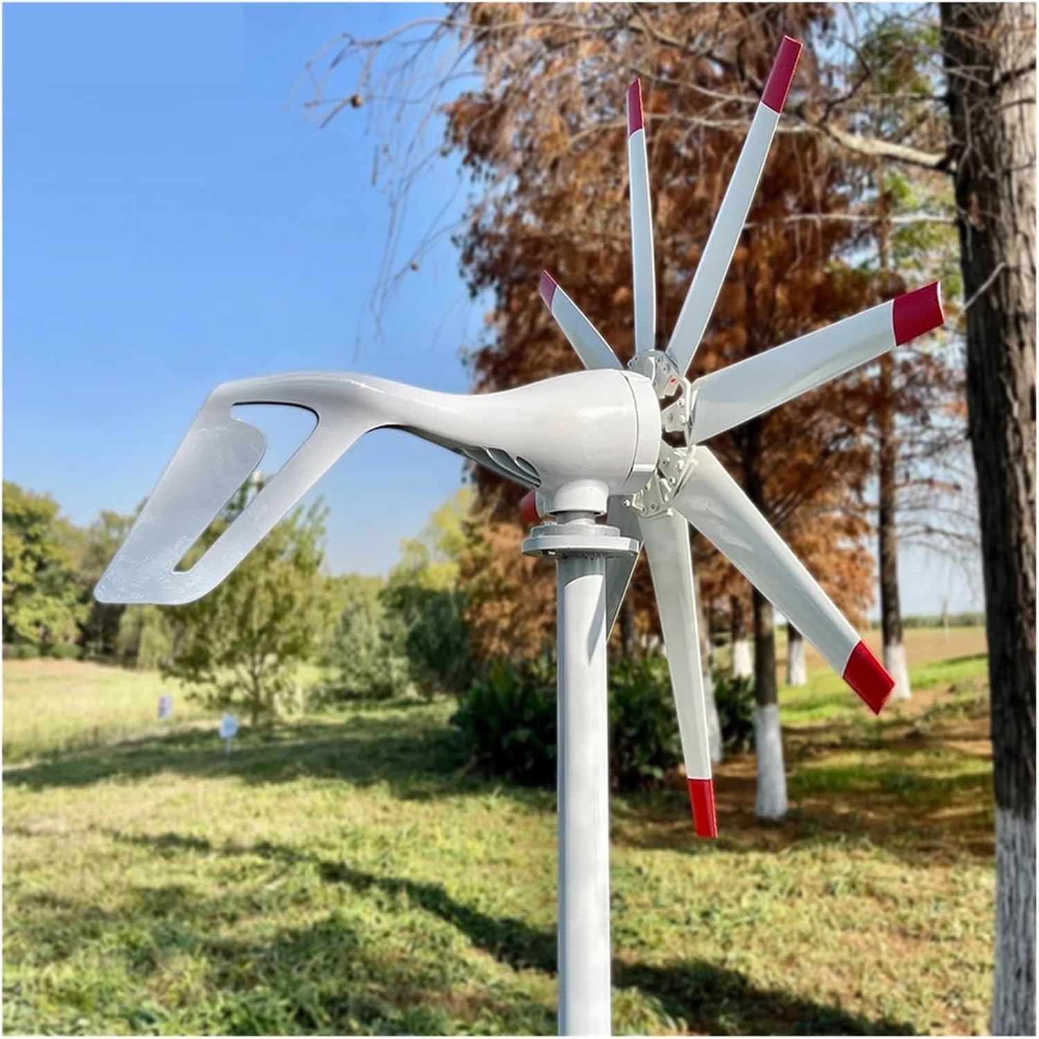 Wind Turbines, 3000W 24V 48V Wind Small nerator Home Use Low Noise High Efficiency Small Windmill Free Energy(24V)