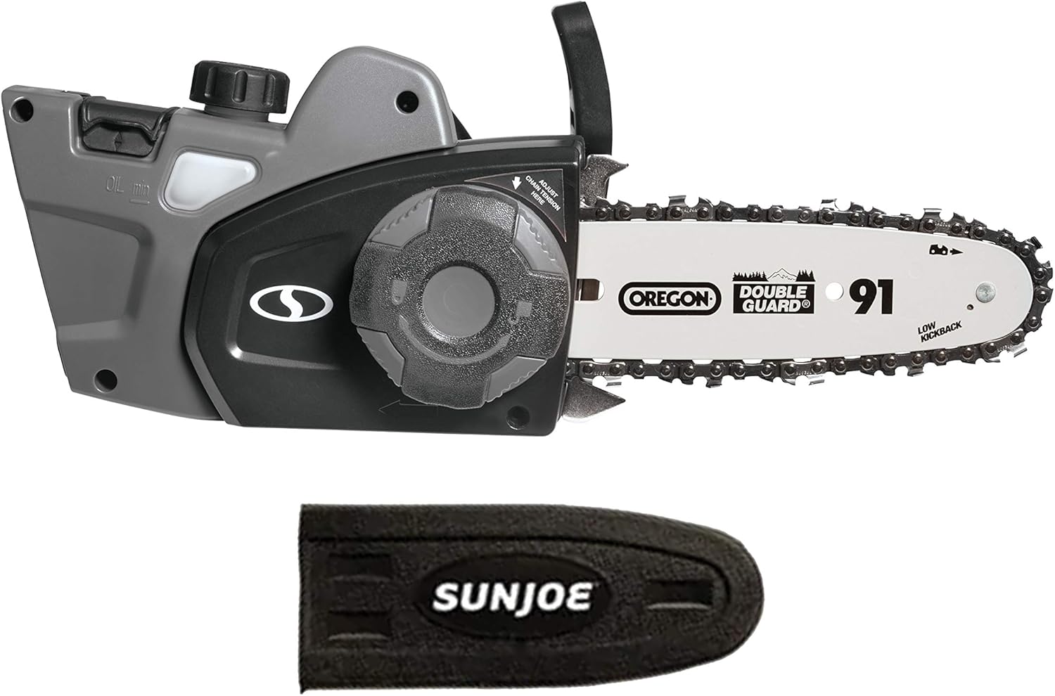 Sun Joe GTS4000E-8CS-CGY 7 Amp Chain Saw Attachment for Electric Lawn Care System, Grey