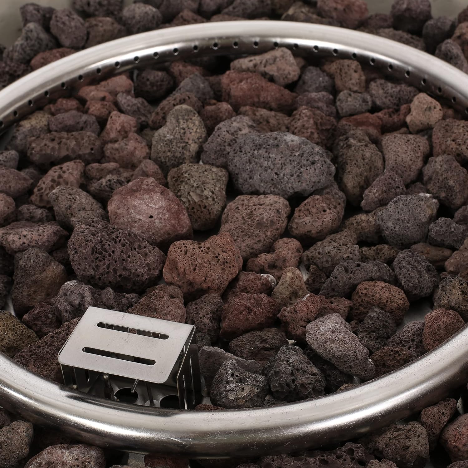 Christopher Knight Home Evatt Outdoor 50,000 BTU Rectangular Fire Pit Table (No Tank Holder) - Lightweight Concrete - Light Gray