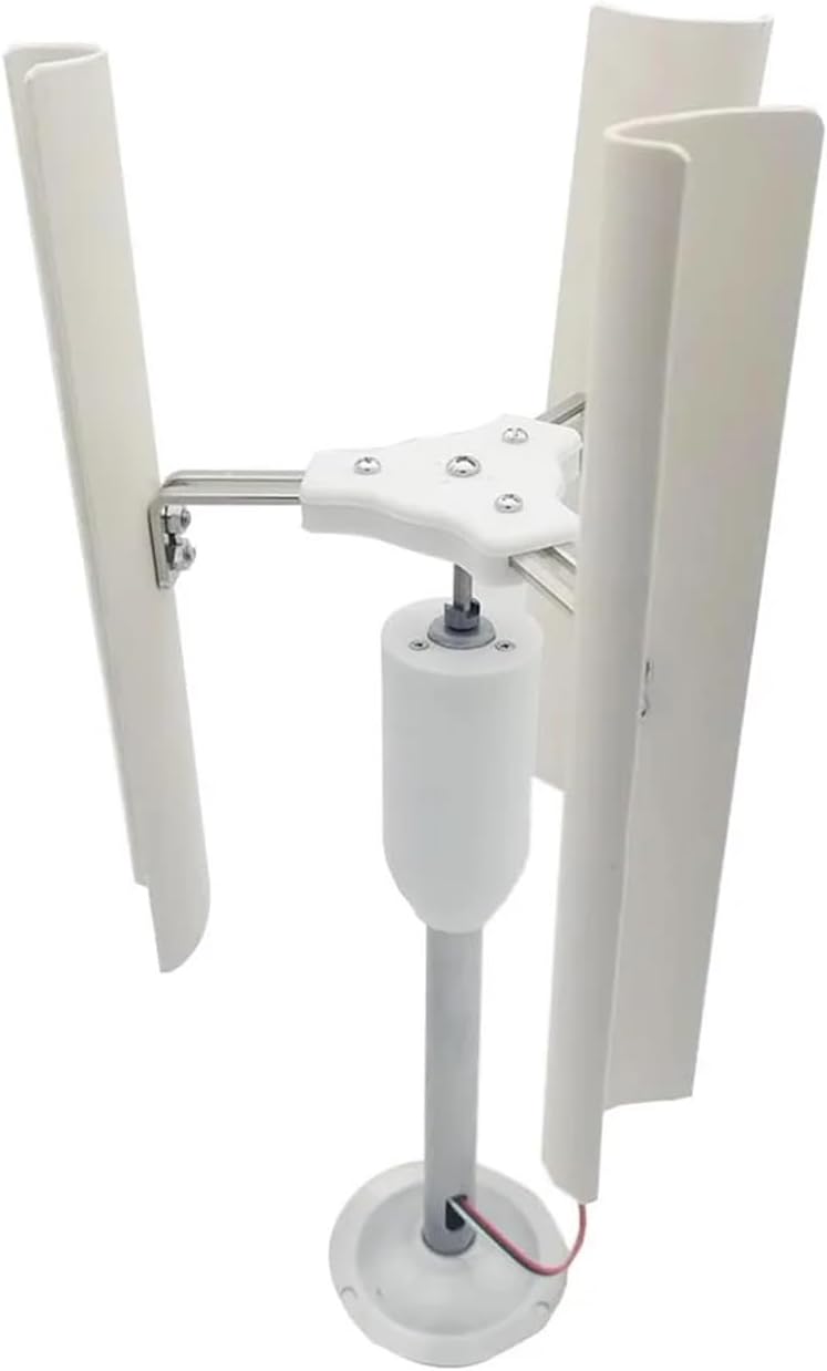 Wind Power DIY Kit 20W Vertical Axis Wind Turbine Model Three-Phase Permanent Magnet Generator Windmill Wind Turbines Generator DIY Learn About Renewable Energy & Power