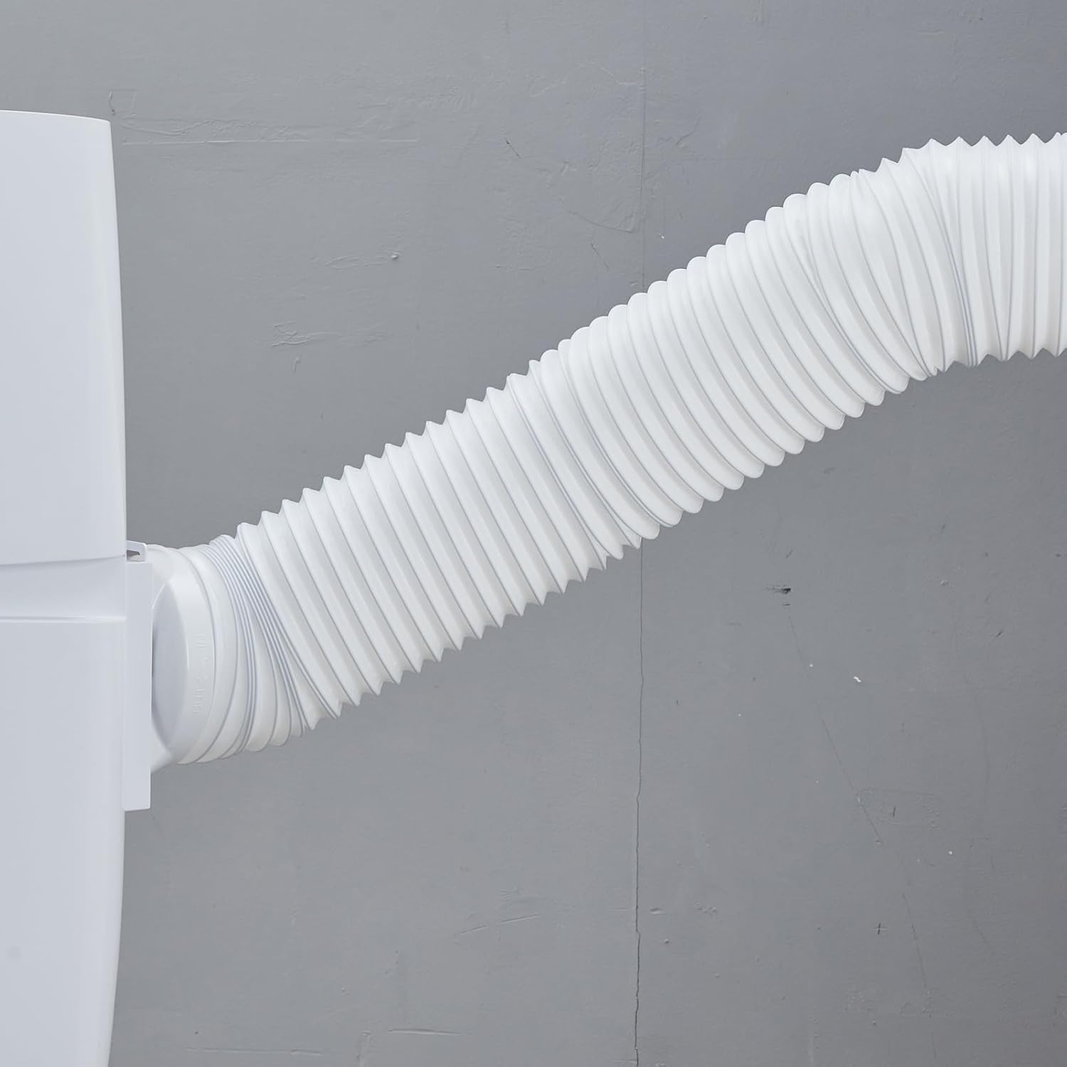 12,000 BTU Small Air Conditioner with Built-In Dehumidifier - Portable AC Unit for Rooms Up to 550 Sq Ft - Remote Control, Window Mount Exhaust Kit, Easy to Move, Black