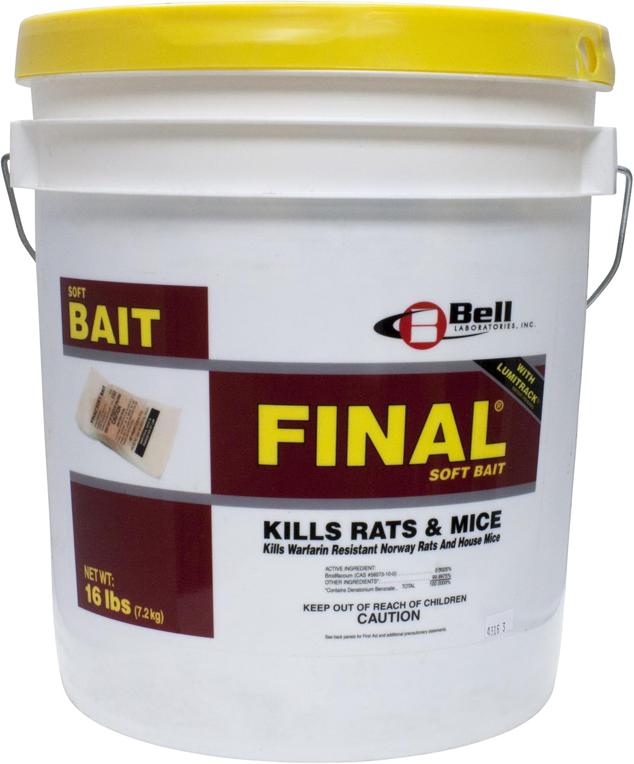 FINAL Soft Bait with Lumitrack 16 lb pail