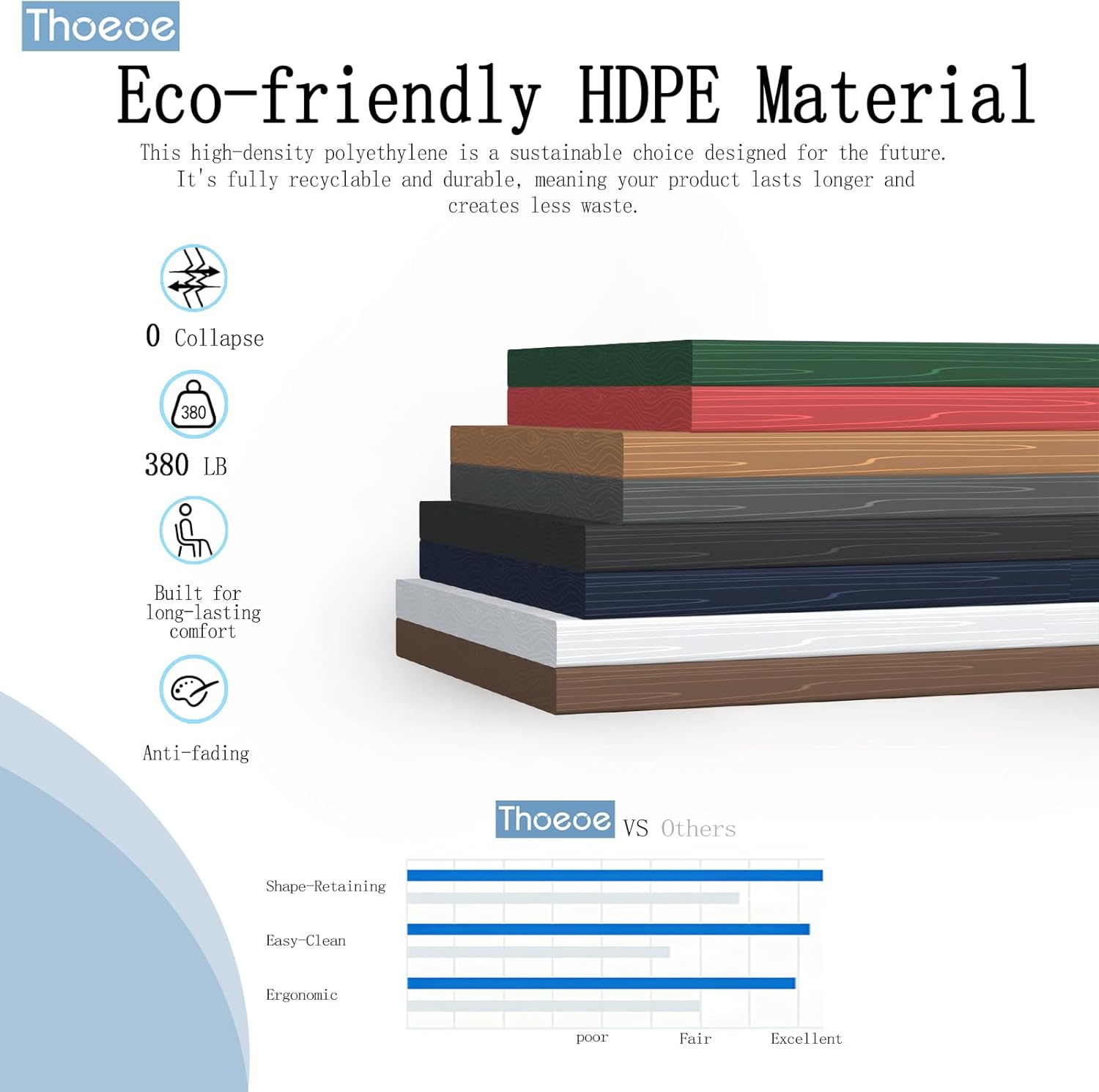 Stackable Adirondack Chair Set of 4, HDPE All-Weather Adirondack Chairs - Durable and Space Saving, Plastic Outdoor Fire Pit Chairs with Cup Holder,Grey