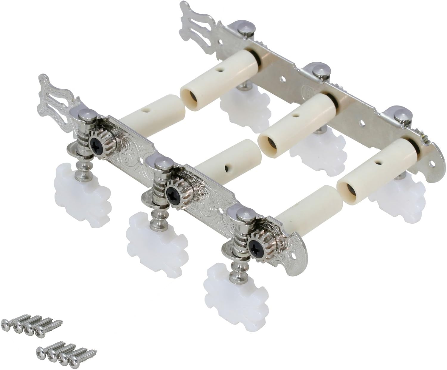 Kikutani GM-35DG String Winding Pegs, 1.4 inches (35 mm), For Nylon Strings, 3 Rows, Left and Right Set, Nickel