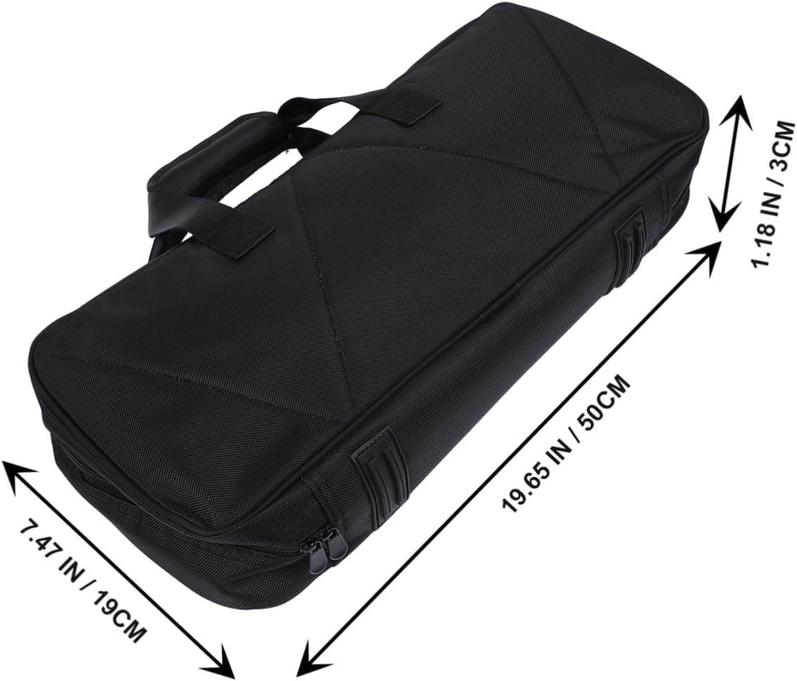 TOYANDONA 1set Guitar Effect Bracket Pedal Board Bag Secure Fixing Belts for Electric Guitar Performance and Storage