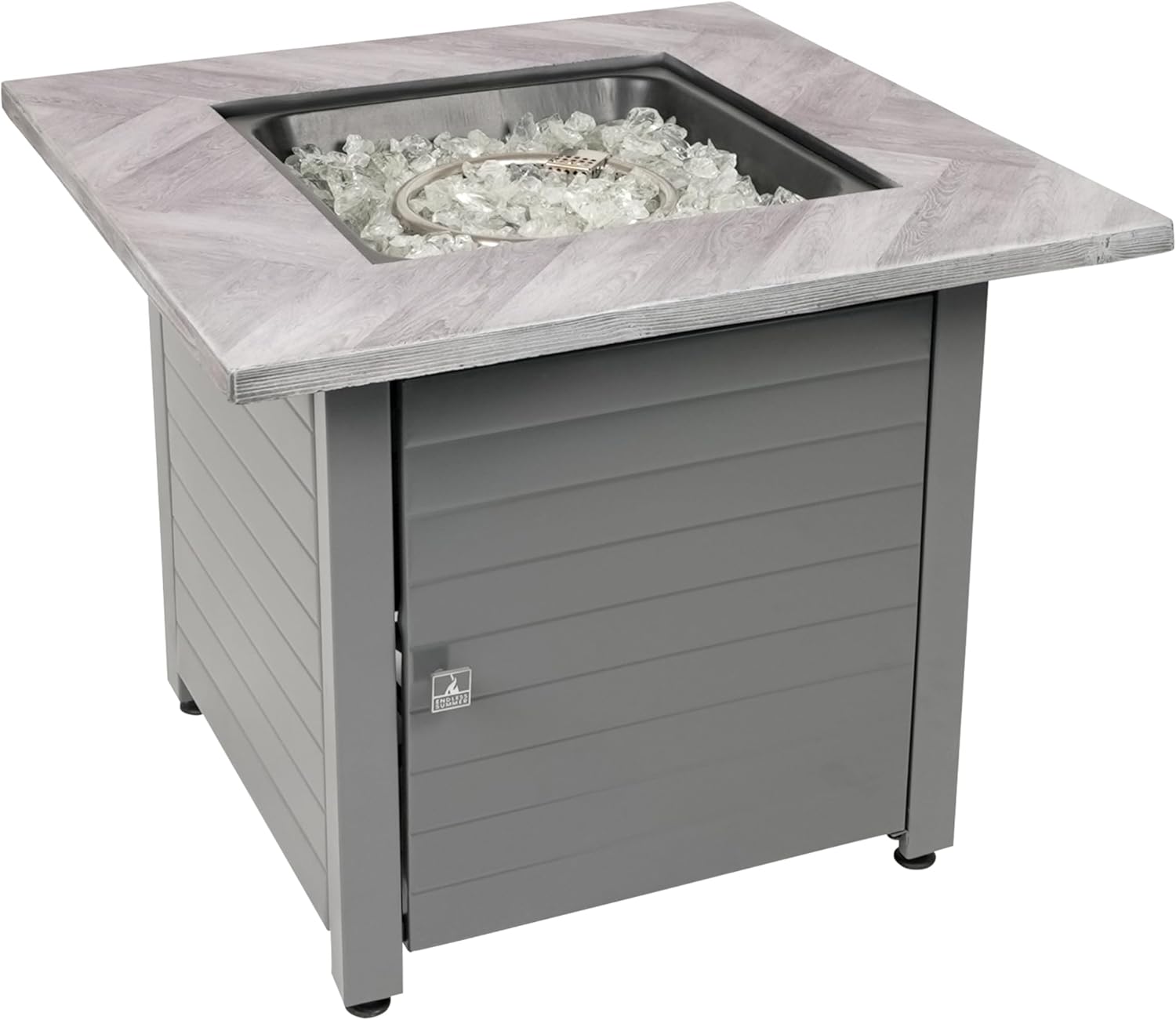 Endless Summer - The Francesca 30 Inch Square Gas Fire Table