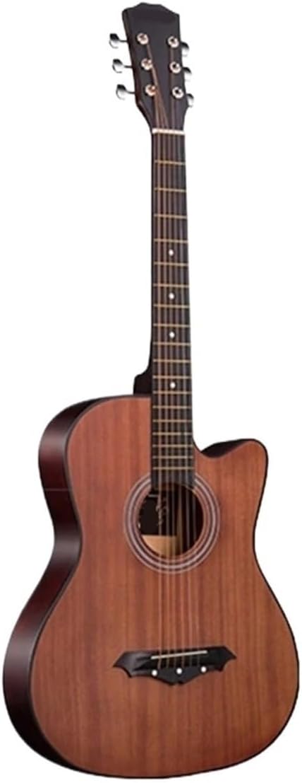 1pcs 38 Inches Guitar 6 Strings 18 Frets Folk Classical Guitar for Beginners to Practice Basswood Material Guitar